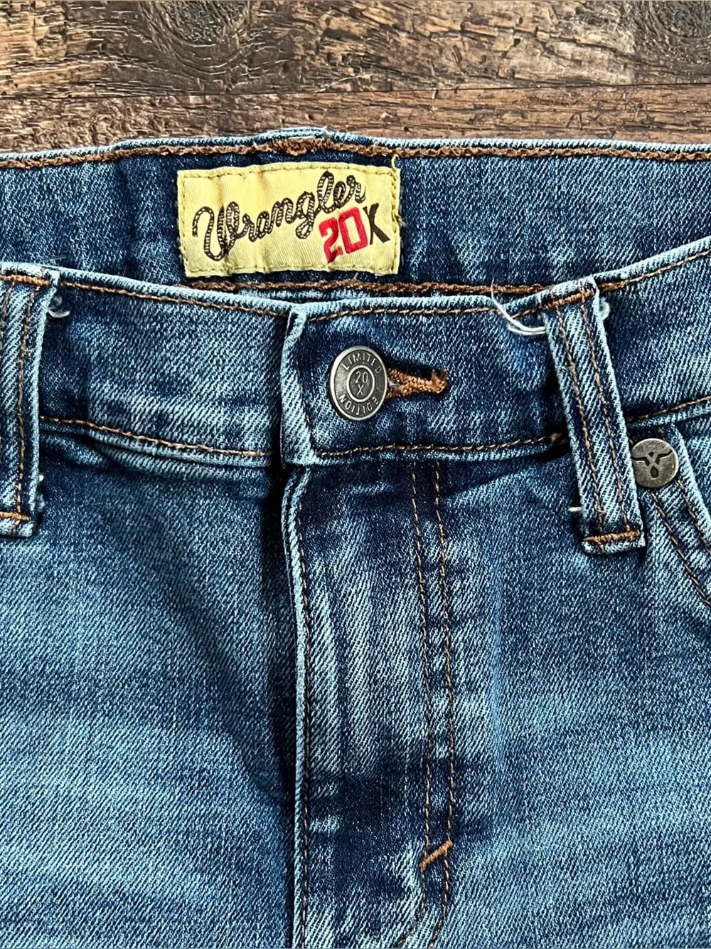 Wrangler 20X Boys Light Blue Denim Jeans
